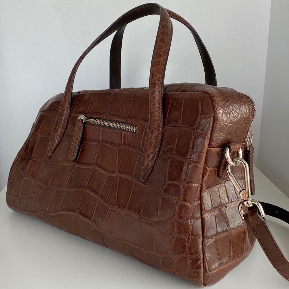 CAPORICCI Real Alligator bag, unisex, made in Italy